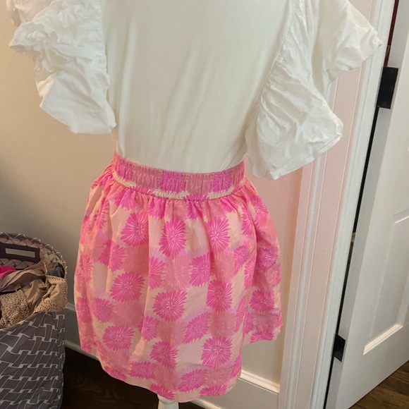 Pink floral skirt - Picture 3 of 7
